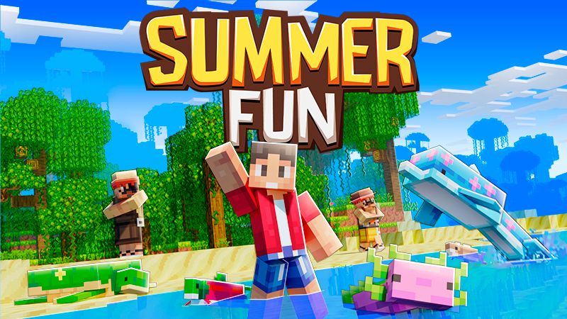 Summer Fun Texture Pack on the Minecraft Marketplace by Giggle Block Studios