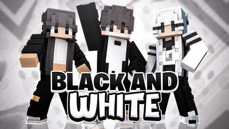 Black and White on the Minecraft Marketplace by BLOCKLAB Studios Black and White on the Minecraft Marketplace by BLOCKLAB Studios