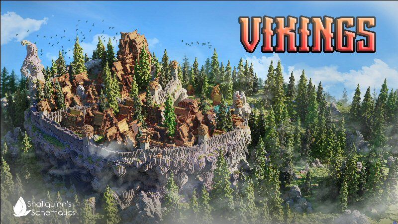 Vikings on the Minecraft Marketplace by Shaliquinn's Schematics