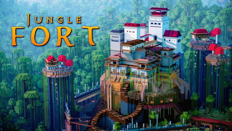 Jungle Fort on the Minecraft Marketplace by CrackedCubes Jungle Fort on the Minecraft Marketplace by CrackedCubes
