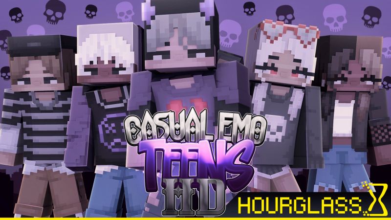 Casual Emo Teens HD on the Minecraft Marketplace by Hourglass Studios Casual Emo Teens HD on the Minecraft Marketplace by Hourglass Studios