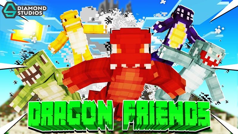 Dragon Friends on the Minecraft Marketplace by Diamond Studios Dragon Friends on the Minecraft Marketplace by Diamond Studios