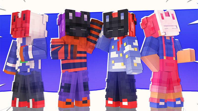 Bunny Masks on the Minecraft Marketplace by 2-Tail Productions Bunny Masks on the Minecraft Marketplace by 2-Tail Productions