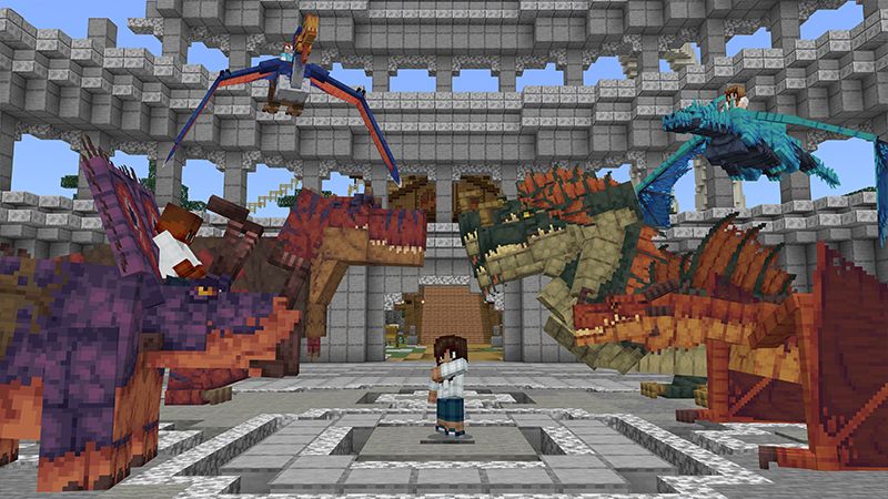 Dinosaurs VS Dragons by Odyssey Builds