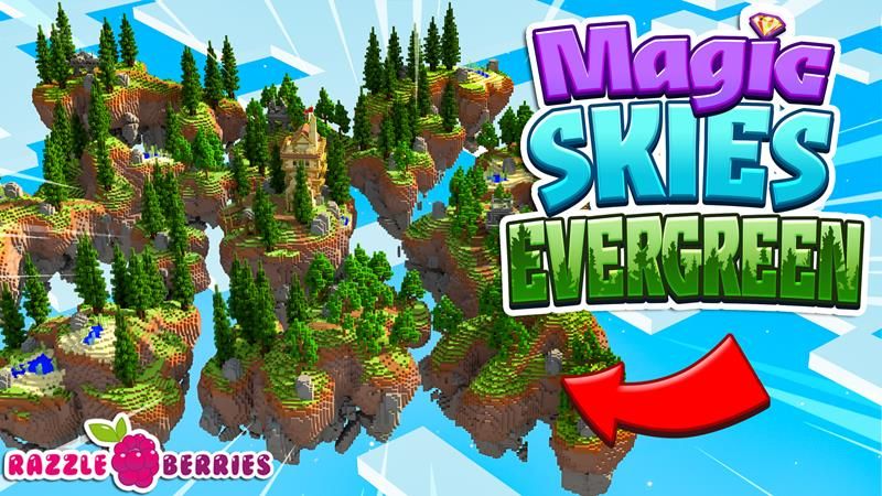 Magic Skies Evergreen on the Minecraft Marketplace by Razzleberries Magic Skies Evergreen on the Minecraft Marketplace by Razzleberries