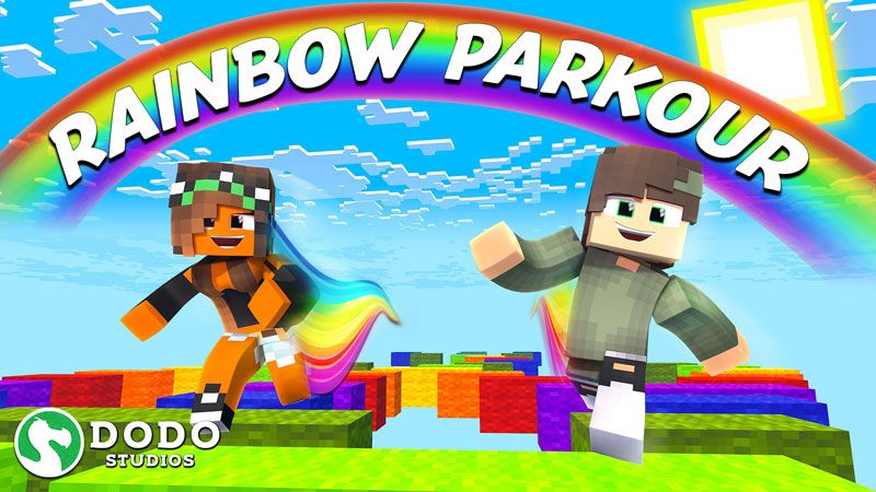 Rainbow Parkour on the Minecraft Marketplace by Dodo Studios Rainbow Parkour on the Minecraft Marketplace by Dodo Studios