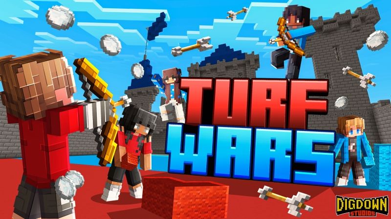 TURF WARS on the Minecraft Marketplace by Dig Down Studios TURF WARS on the Minecraft Marketplace by Dig Down Studios