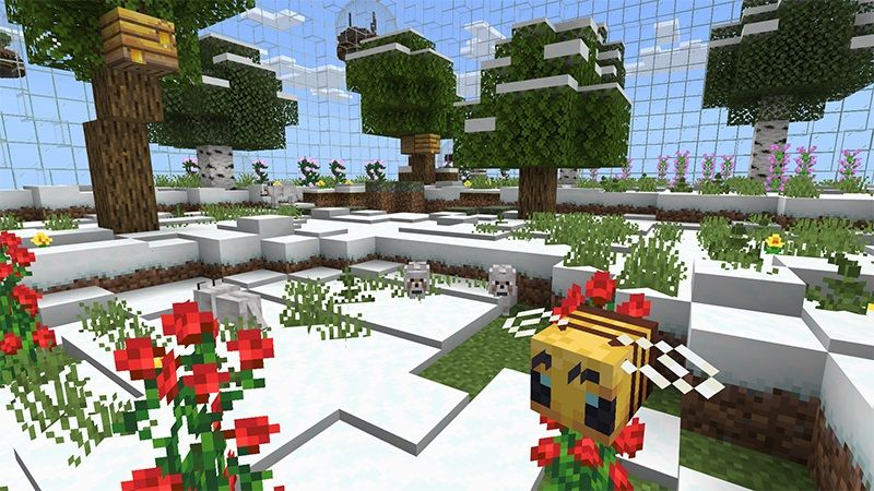 Snow Globe Skyblock by Lifeboat