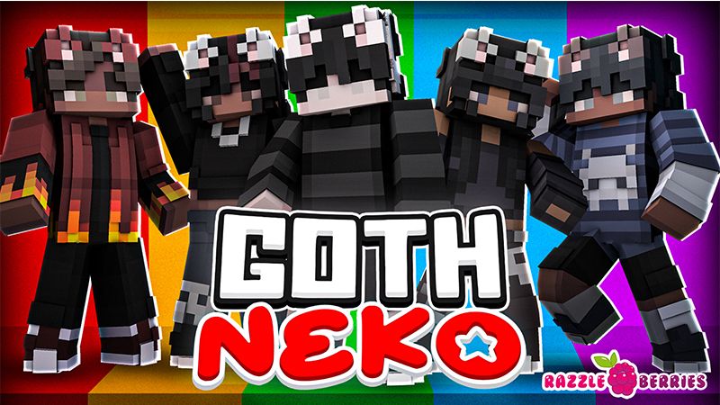 Goth Nekos on the Minecraft Marketplace by Razzleberries Goth Nekos on the Minecraft Marketplace by Razzleberries