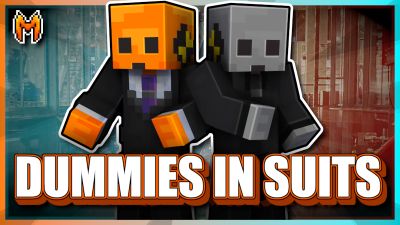 Dummies in Suits on the Minecraft Marketplace by Metallurgy Blockworks