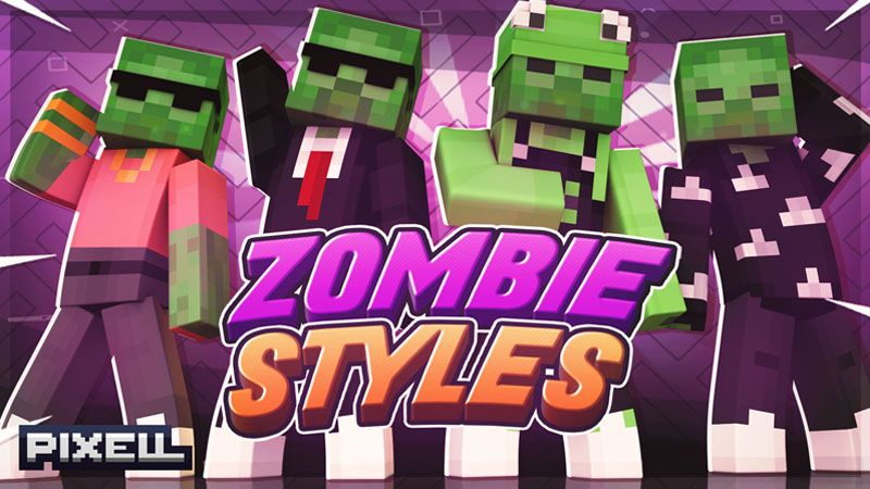 Zombie Styles on the Minecraft Marketplace by Pixell Studio