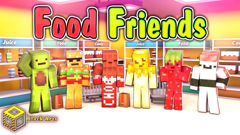 Food Friends on the Minecraft Marketplace by Black Arts Studios Food Friends on the Minecraft Marketplace by Black Arts Studios