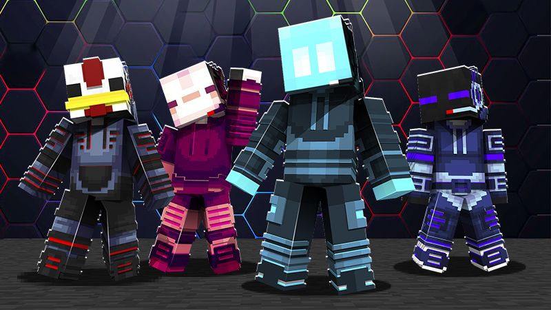 Blocky Gamer Mobs on the Minecraft Marketplace by The Lucky Petals