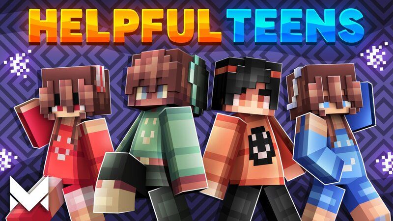 Helpful Teens on the Minecraft Marketplace by MerakiBT Helpful Teens on the Minecraft Marketplace by MerakiBT