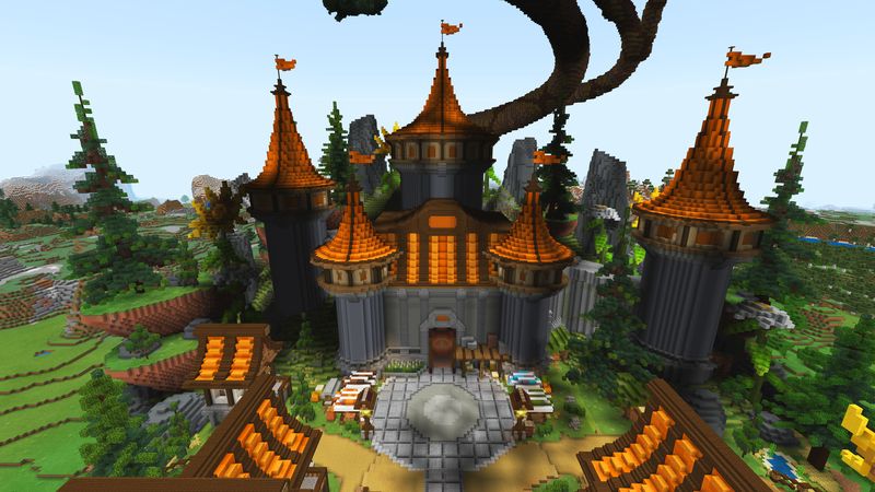 Orange Village by ThunderAy