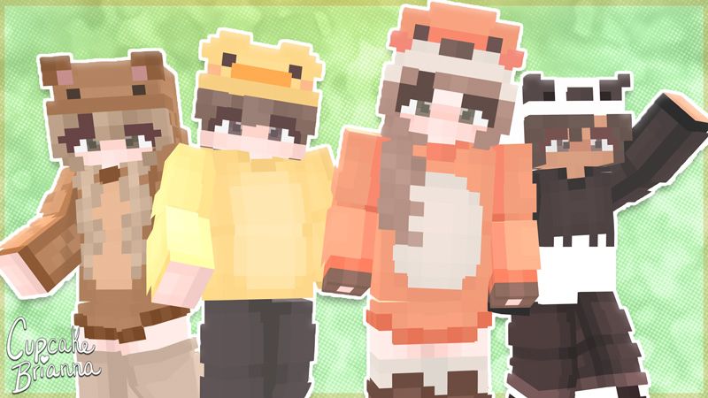 Animal Teens Skin Pack on the Minecraft Marketplace by CupcakeBrianna