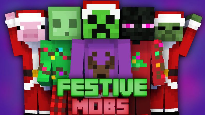 Festive Mobs on the Minecraft Marketplace by Pixelationz Studios