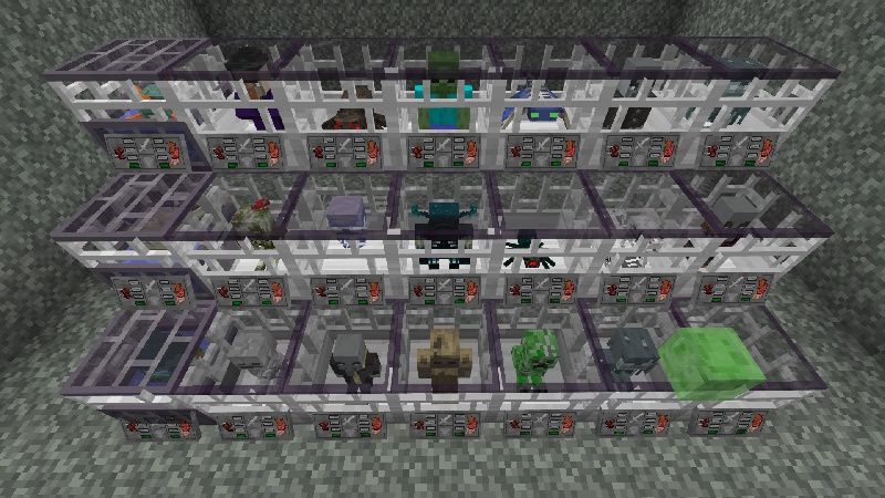 Mob Farm in a Block Add-On by EduElfie