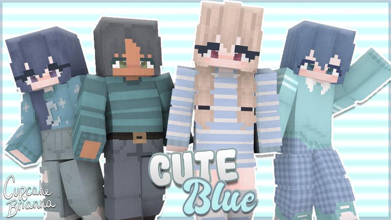 Cute Blue HD Skin Pack