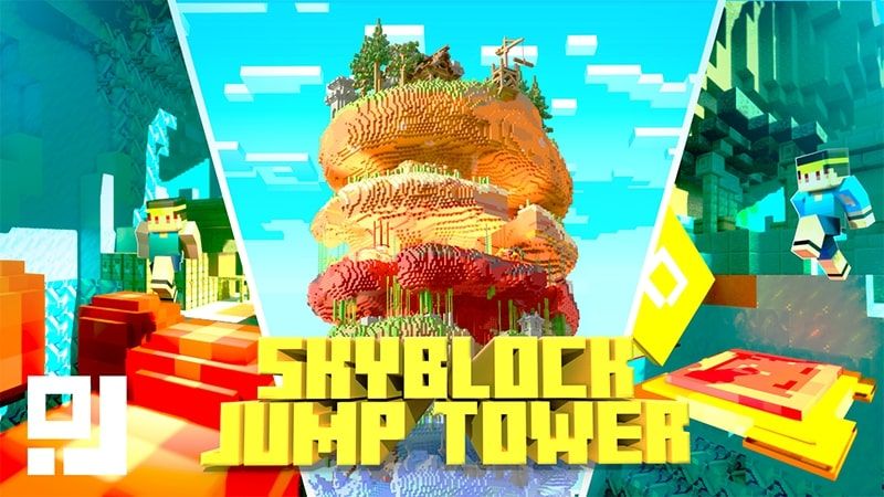 Skyblock Jump Tower on the Minecraft Marketplace by inPixel Skyblock Jump Tower on the Minecraft Marketplace by inPixel
