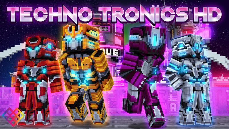 Techno HD Bedrock Minecraft Skins