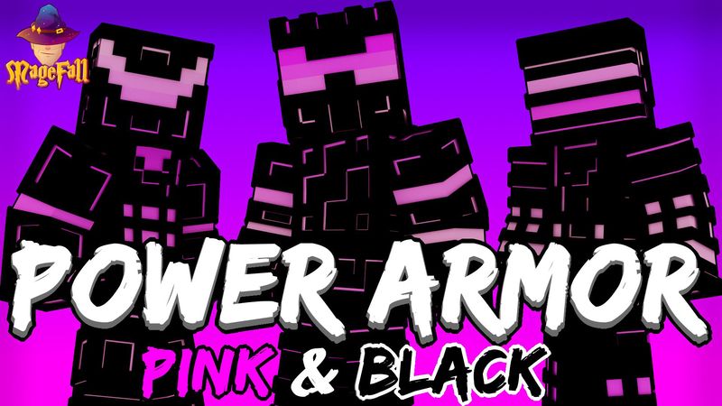 Power Armor Pink Black on the Minecraft Marketplace by Magefall Power Armor Pink Black on the Minecraft Marketplace by Magefall