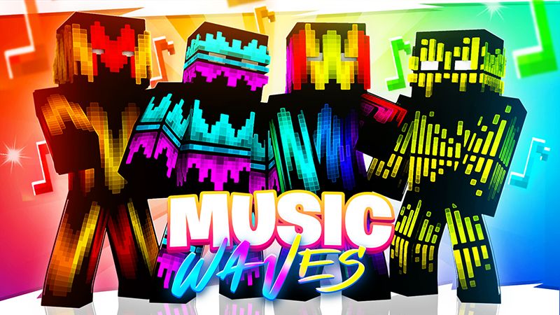 Music Waves on the Minecraft Marketplace by The Lucky Petals Music Waves on the Minecraft Marketplace by The Lucky Petals