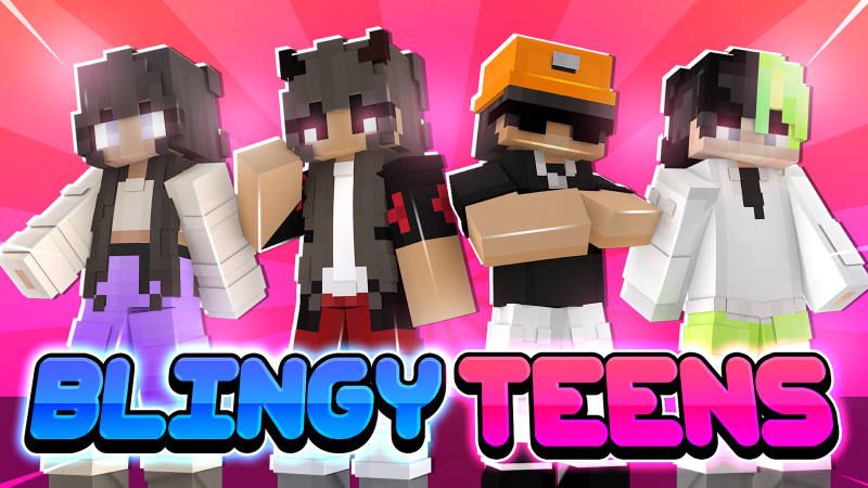 Blingy Teens on the Minecraft Marketplace by BLOCKLAB Studios Blingy Teens on the Minecraft Marketplace by BLOCKLAB Studios