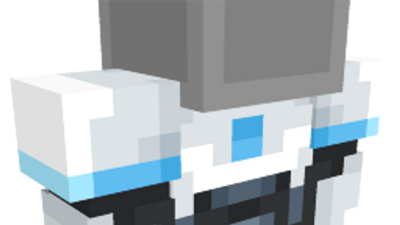 White SciFi Chest on the Minecraft Marketplace by InPvP