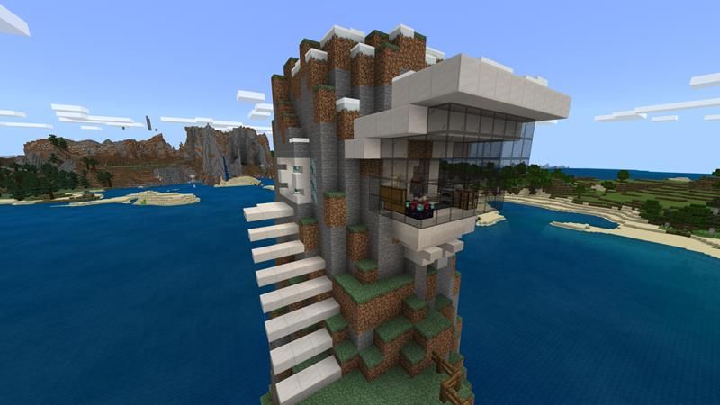 Cliffside Mansions by Razzleberries