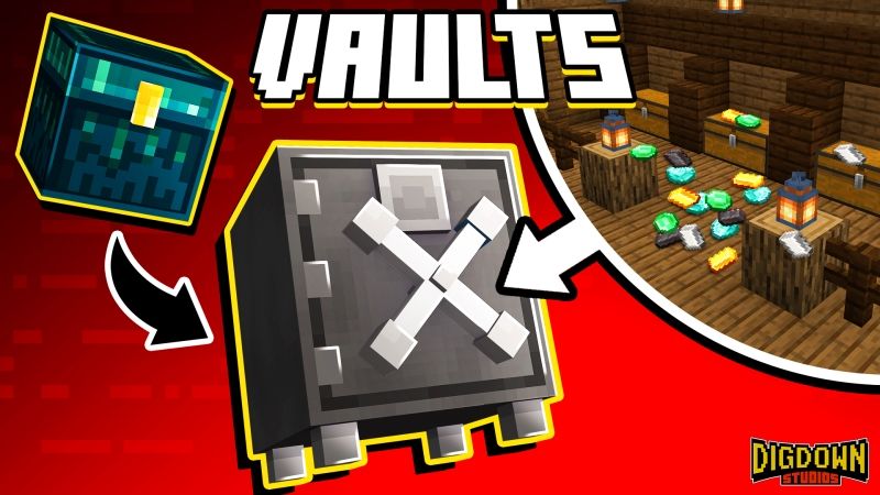 Vaults on the Minecraft Marketplace by Dig Down Studios Vaults on the Minecraft Marketplace by Dig Down Studios