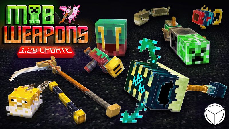 Mob Weapons on the Minecraft Marketplace by Logdotzip