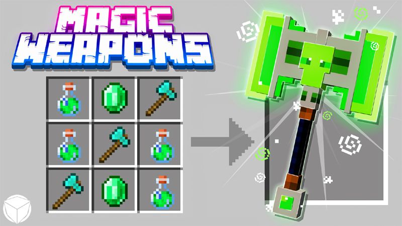 Magic Weapons on the Minecraft Marketplace by Logdotzip