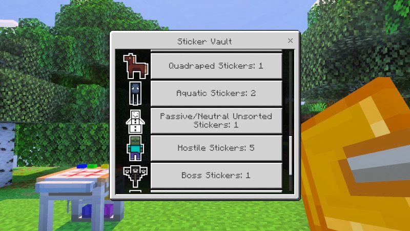 Papercraft Mob Stickers Add-On by Jigarbov Productions