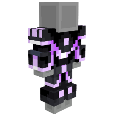 Neon Purple SciFi Suit on the Minecraft Marketplace by Spark Universe