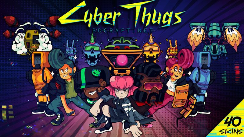 Cyber Thugs Skins on the Minecraft Marketplace by BDcraft Cyber Thugs Skins on the Minecraft Marketplace by BDcraft