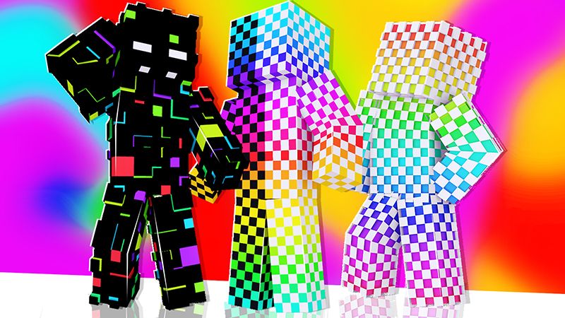 Bionic Rainbows by Pickaxe Studios (Minecraft Skin Pack) - Minecraft ...