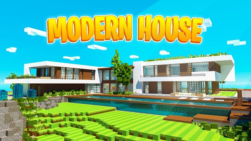 Modern House on the Minecraft Marketplace by BBB Studios