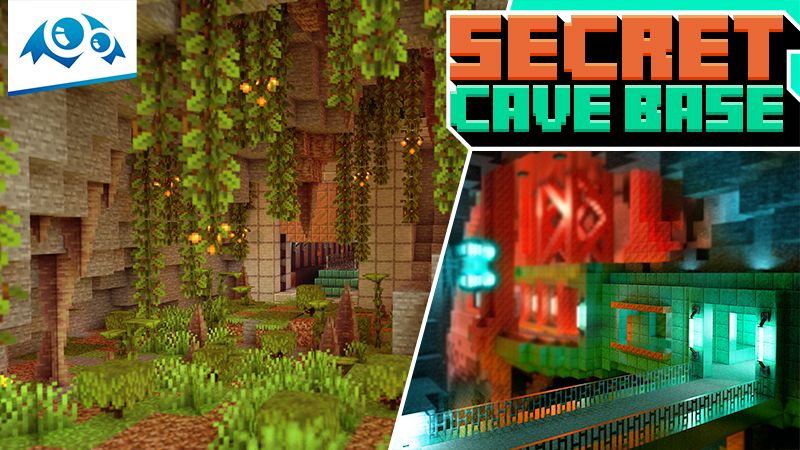 Secret Cave Base on the Minecraft Marketplace by Monster Egg Studios Secret Cave Base on the Minecraft Marketplace by Monster Egg Studios
