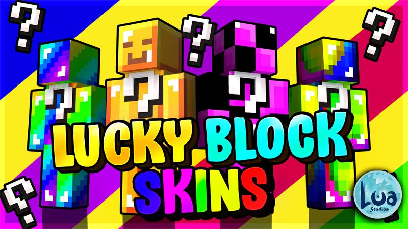 Lucky Block Skins on the Minecraft Marketplace by Lua Studios Lucky Block Skins on the Minecraft Marketplace by Lua Studios