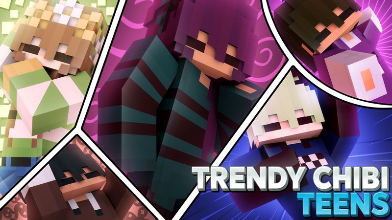 Trendy Chibi Teens on the Minecraft Marketplace by Giggle Block Studios Trendy Chibi Teens on the Minecraft Marketplace by Giggle Block Studios