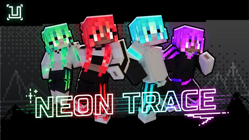 Neon Trace on the Minecraft Marketplace by UnderBlocks Studios Neon Trace on the Minecraft Marketplace by UnderBlocks Studios
