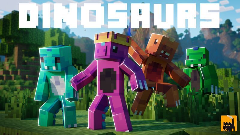 Dinosaurs on the Minecraft Marketplace by Block Factory Dinosaurs on the Minecraft Marketplace by Block Factory