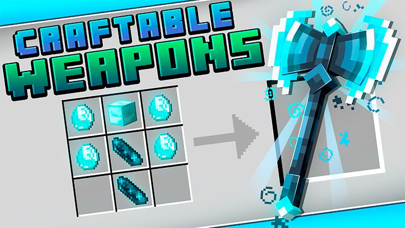 CRAFTABLE WEAPONS on the Minecraft Marketplace by Kreatik Studios CRAFTABLE WEAPONS on the Minecraft Marketplace by Kreatik Studios