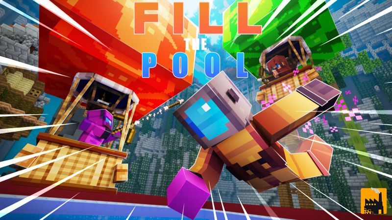 Fill The Pool on the Minecraft Marketplace by Block Factory Fill The Pool on the Minecraft Marketplace by Block Factory