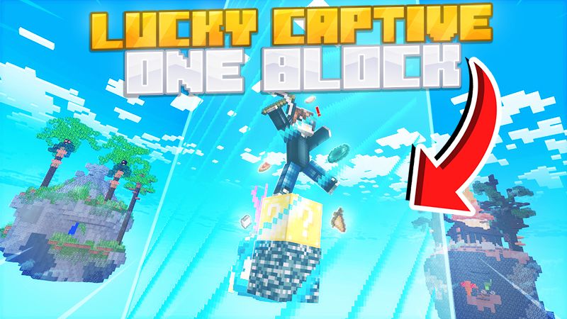Lucky Captive One Block on the Minecraft Marketplace by AquaStudio