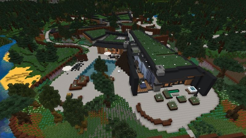 Billionaire Super Mansion by VoxelBlocks