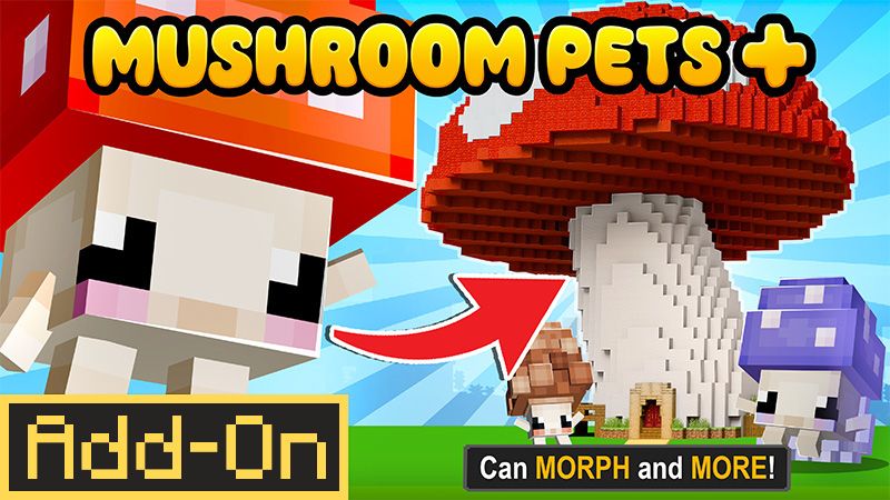 Mushrooms Pets  on the Minecraft Marketplace by CaptainSparklez