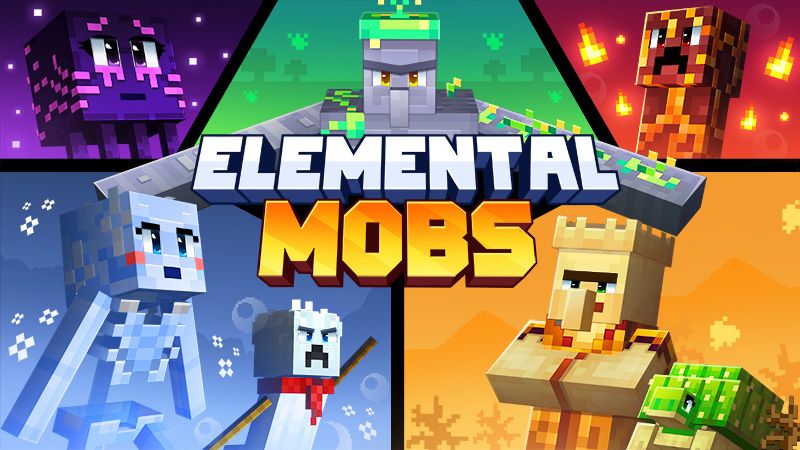 Elemental Mobs on the Minecraft Marketplace by Cubical