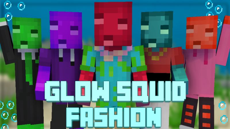 Glow Squid Fashion By Pixelationz Studios Minecraft Skin Pack Minecraft Marketplace
